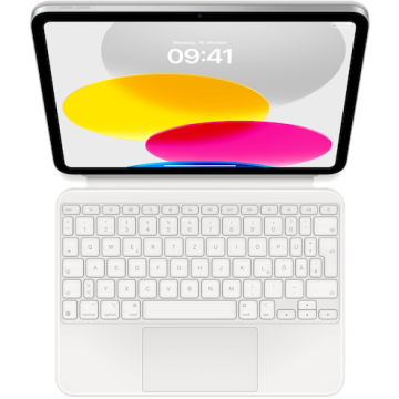 Apple Magic Keyboard Folio Tastatur für iPad 10 - Weiß